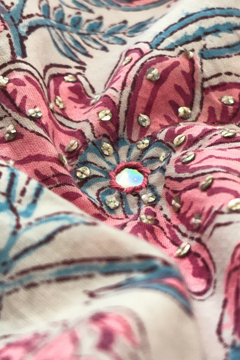 Gul Bano Sareen Sanganeri Kurta - Image 2