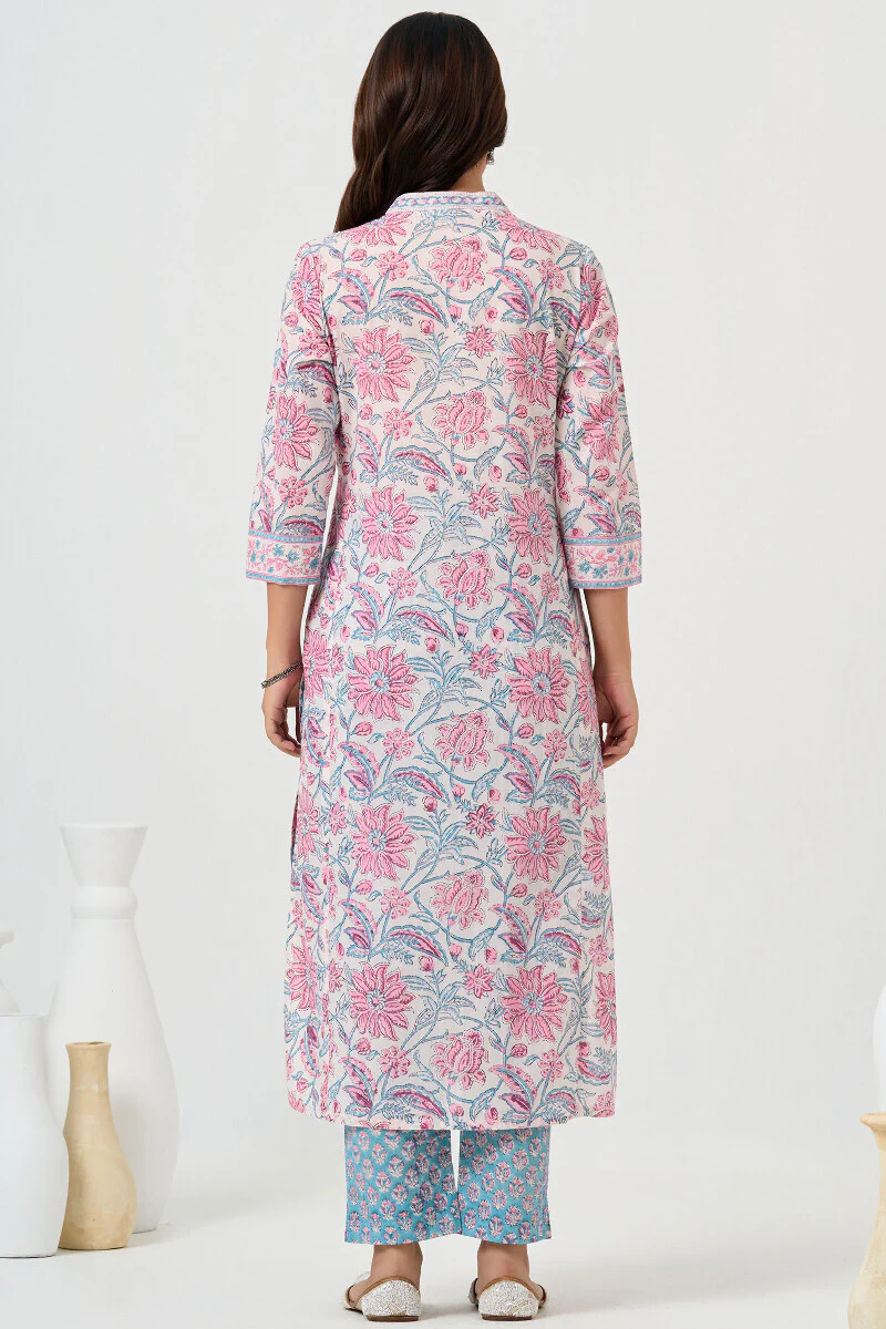 Gul Bano Sareen Sanganeri Kurta - Image 7