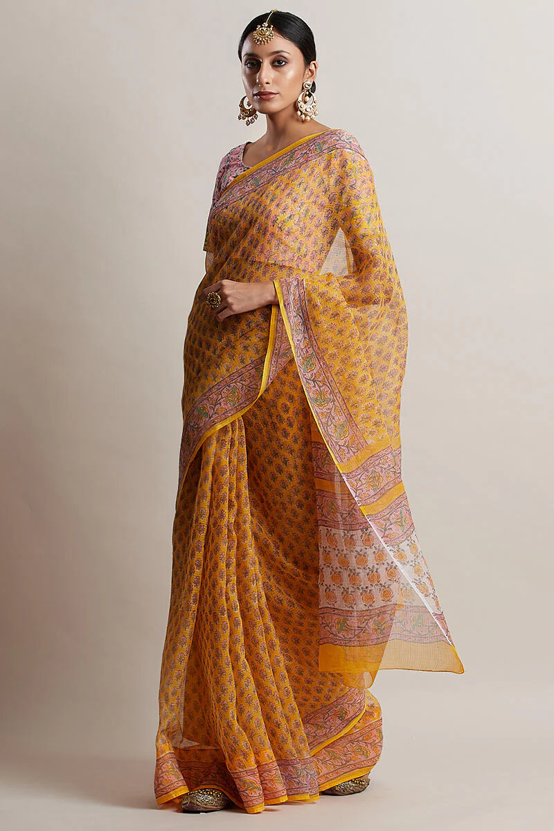 Gul Bano Yasmine Kota Saree - Image 3