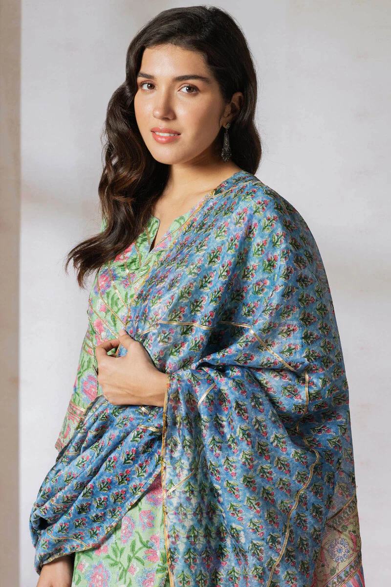Gul Bano Zaida Sanganeri Chanderi Dupatta