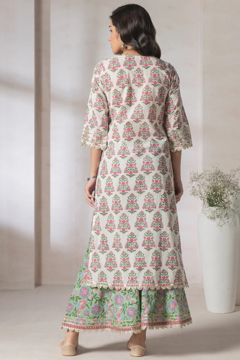 Gul Bano Zainab Sanganeri Kurta - Image 8