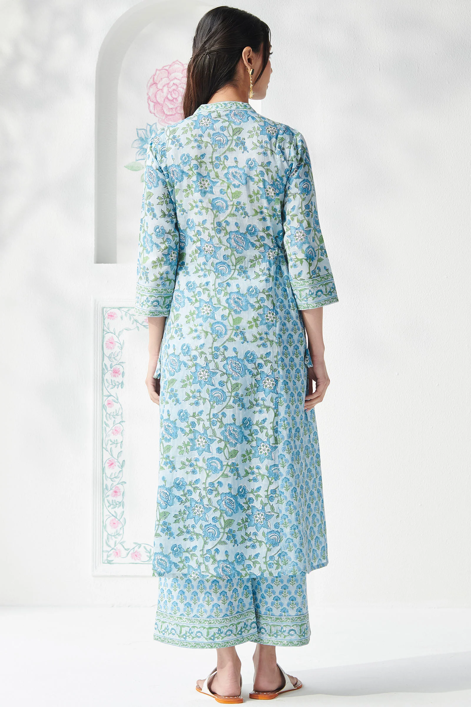 Gulbahar Ishrat Sanganeri Kurta - Image 8