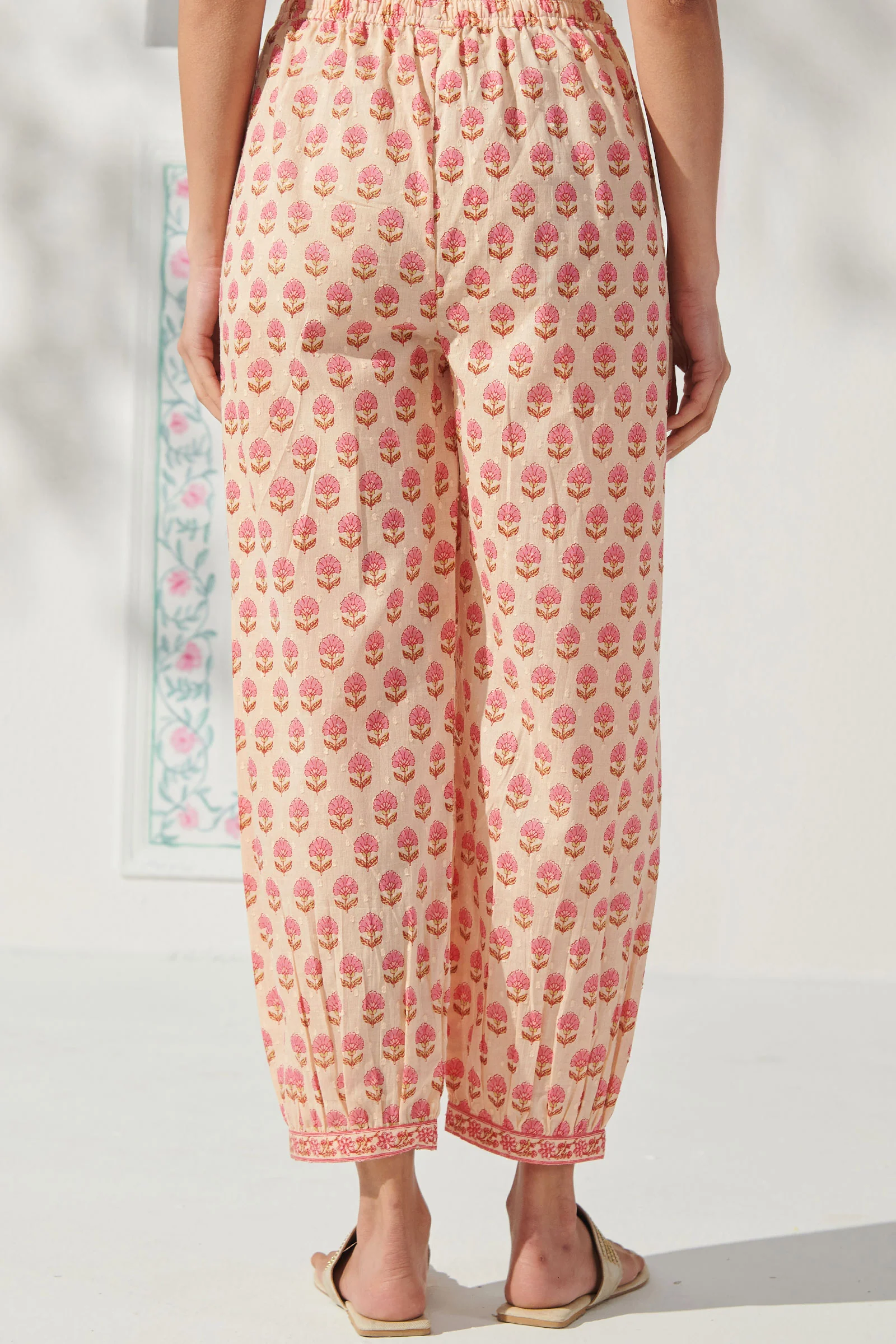 Gulbahar Nafia Sanganeri Izhaar Pants - Image 4