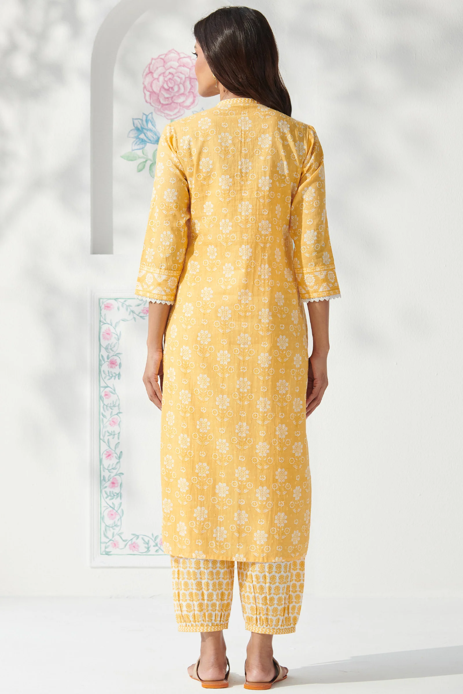 Gulbahar Pariza Sanganeri Kurta - Image 7