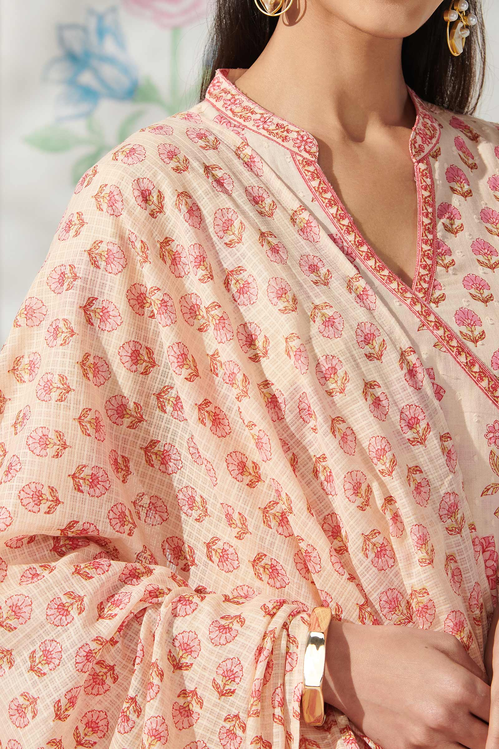 Gulbahar Safiya Sanganeri Dupatta - Image 2