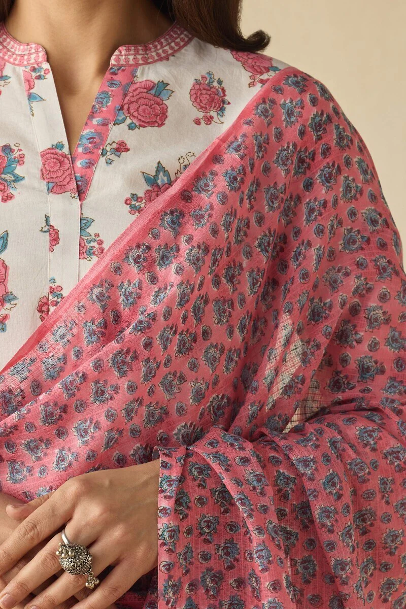 Gulbarg Aiza Sanganeri Dupatta - Image 2