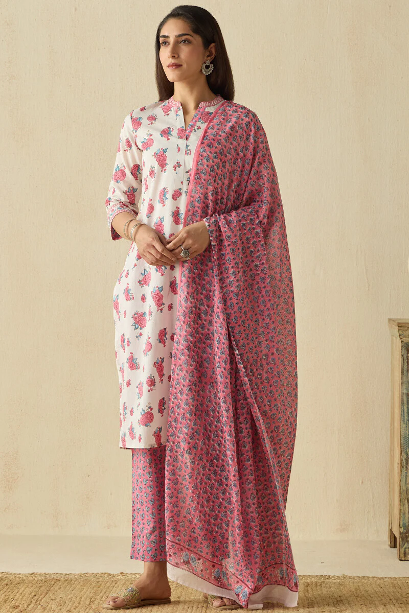 Gulbarg Aiza Sanganeri Dupatta - Image 3