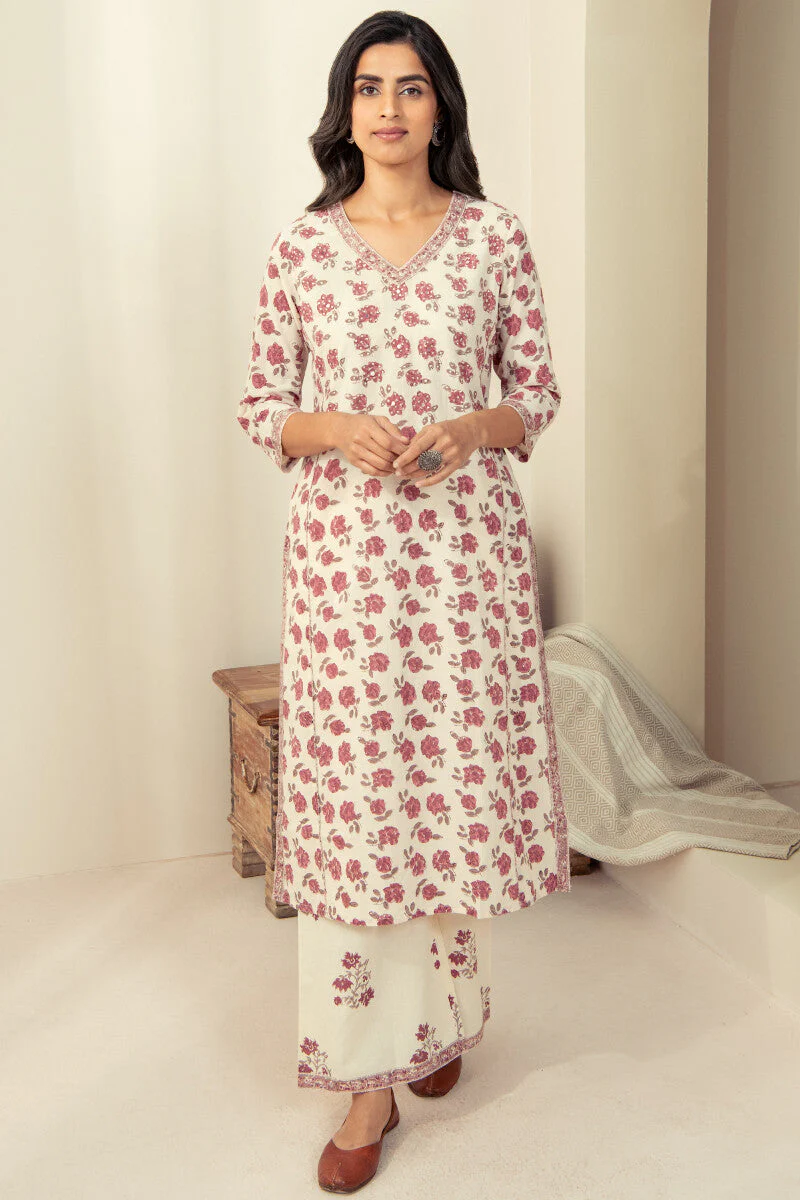 Gulbarg Alizeh Sanganeri Kurta - Image 2