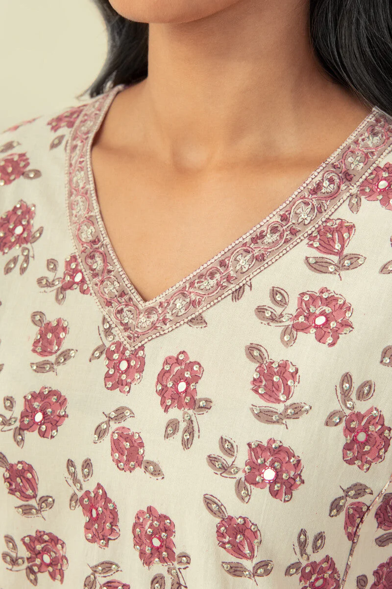 Gulbarg Alizeh Sanganeri Kurta - Image 3