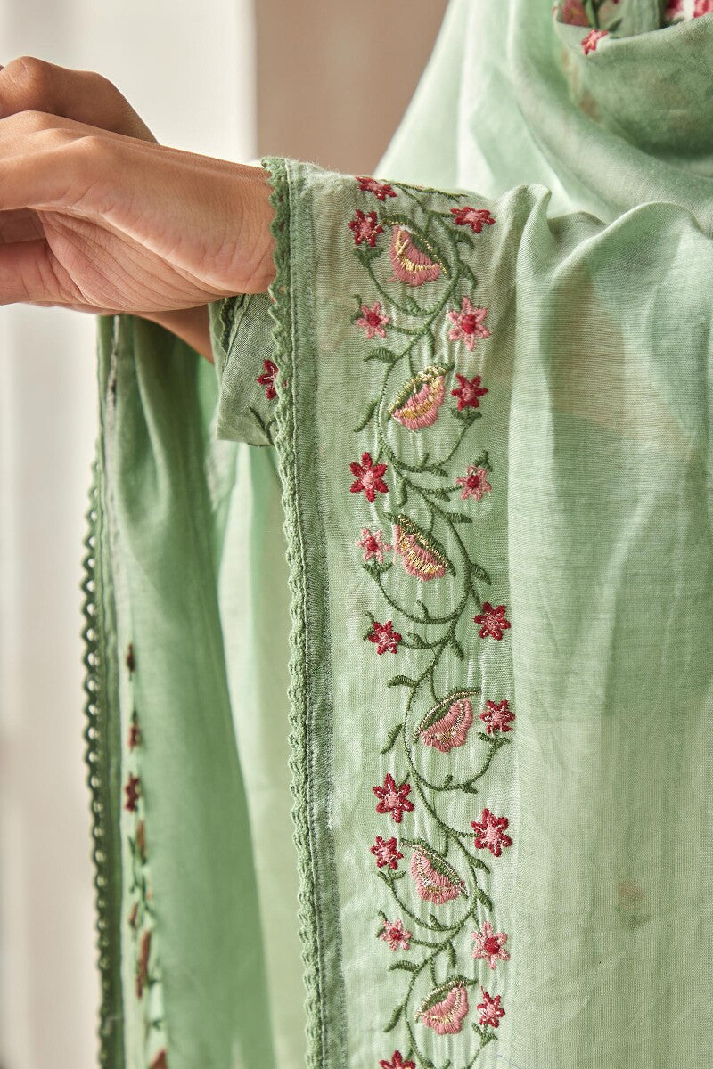 Gulbarg Faheema Cotton Silk Dupatta - Image 4