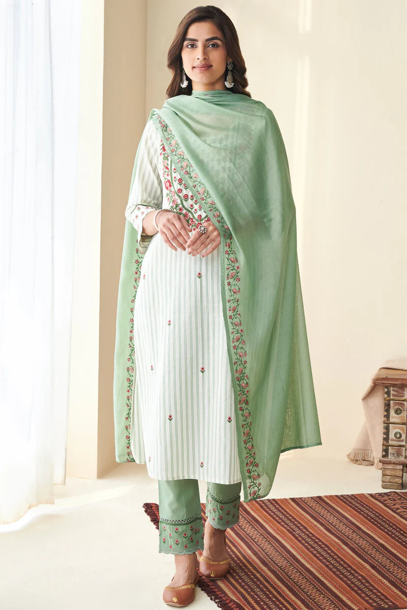Gulbarg Faheema Handloom Narrow Pants - Image 3