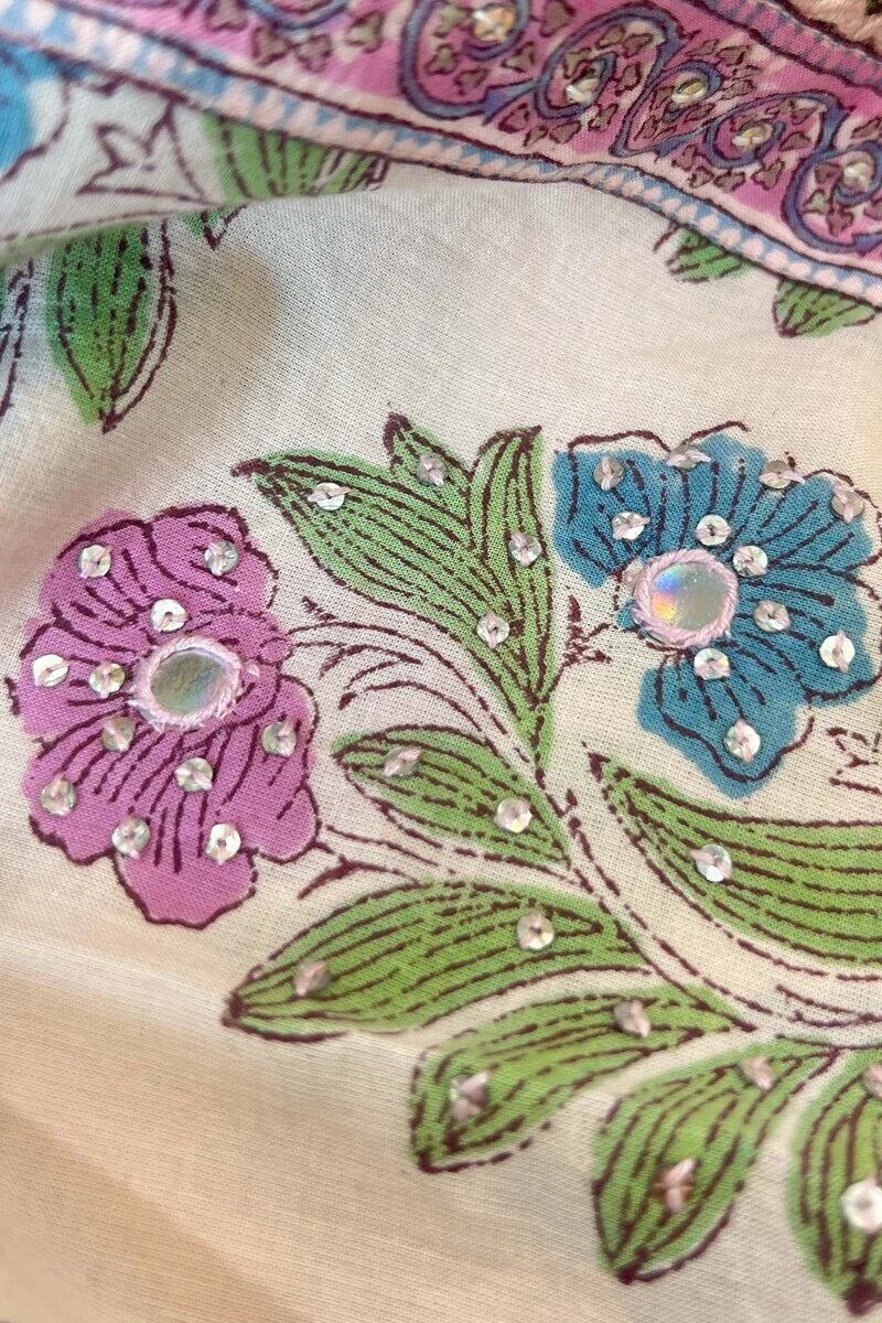 Surplus: Gulbarg Fareena Sanganeri Kurta - Image 3