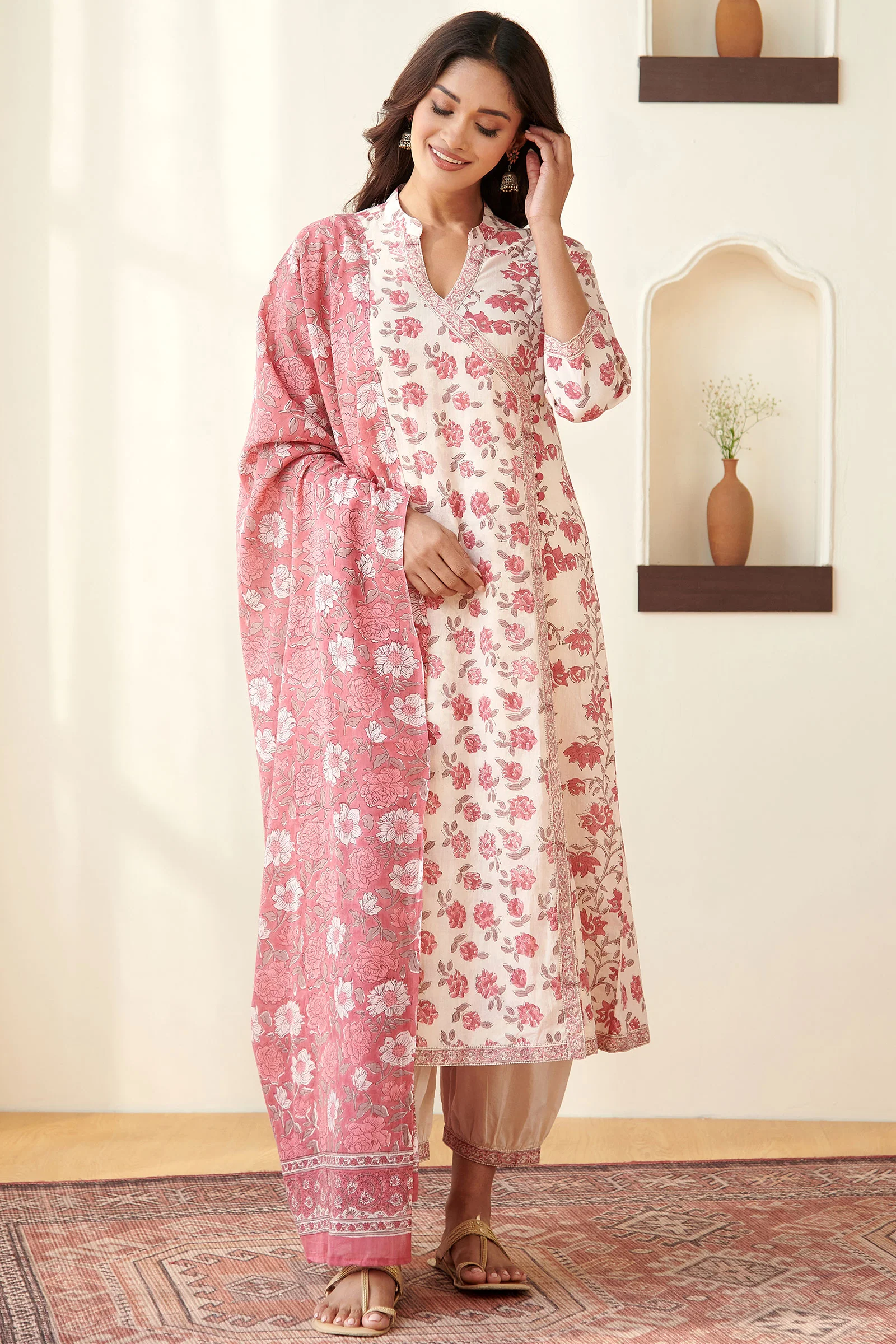 Surplus: Gulbarg Farnaz Sanganeri Dupatta - Image 3