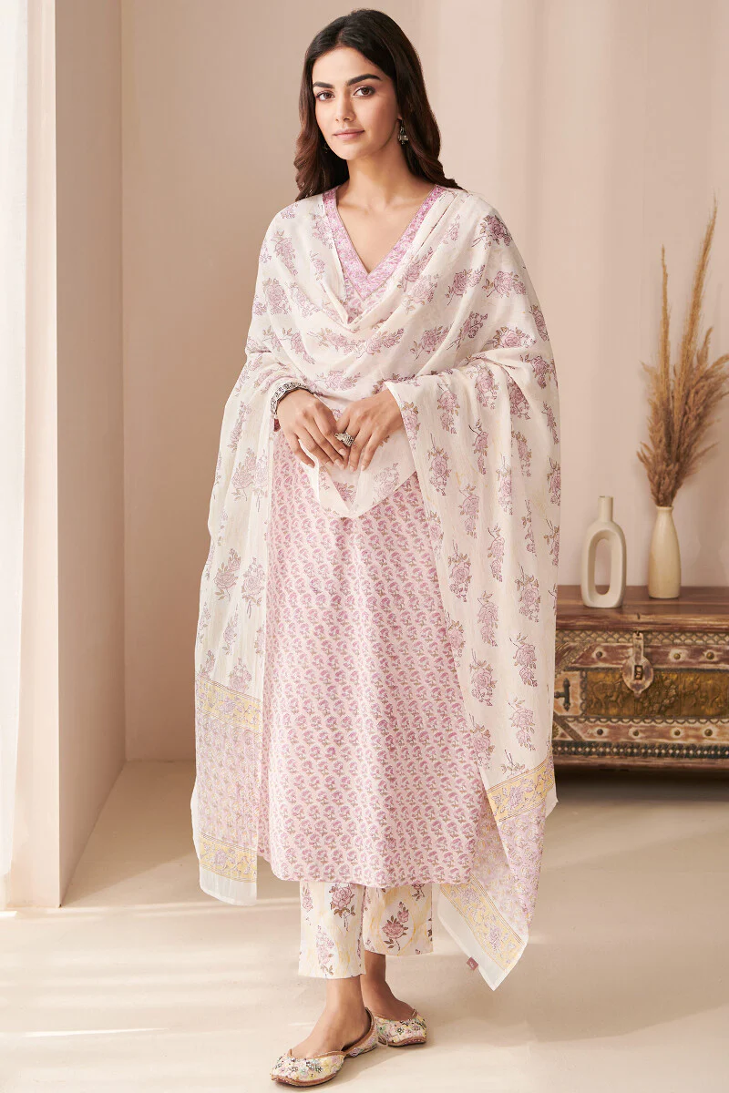 Gulbarg Fizah Sanganeri Dupatta - Image 3