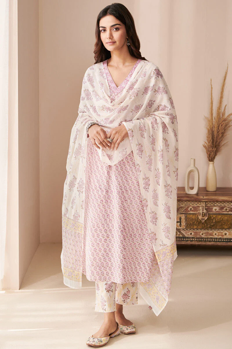 Gulbarg Fizah Sanganeri Dupatta - Image 3