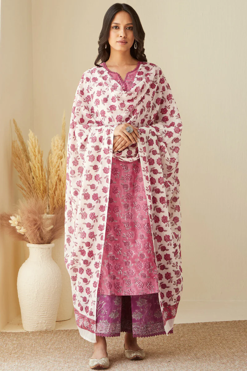 Gulbarg Jannat Sanganeri Kurta - Image 4