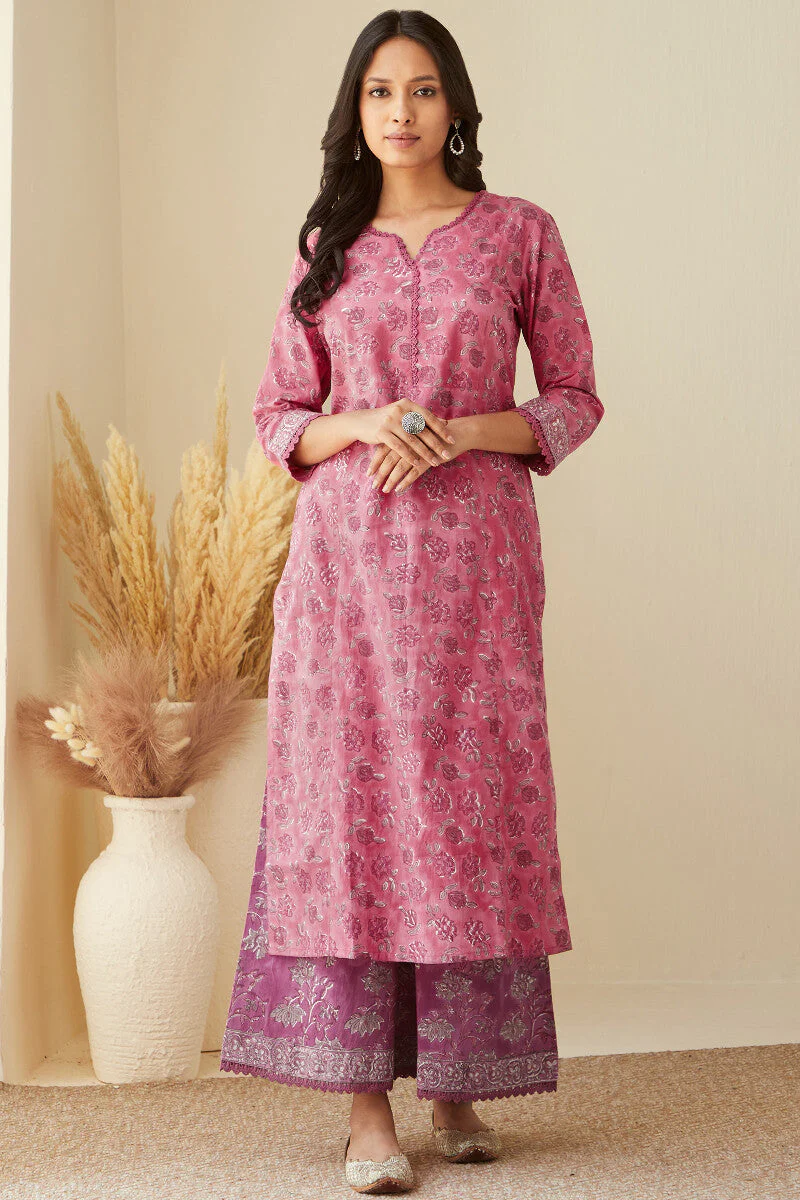 Gulbarg Jannat Sanganeri Kurta - Image 2