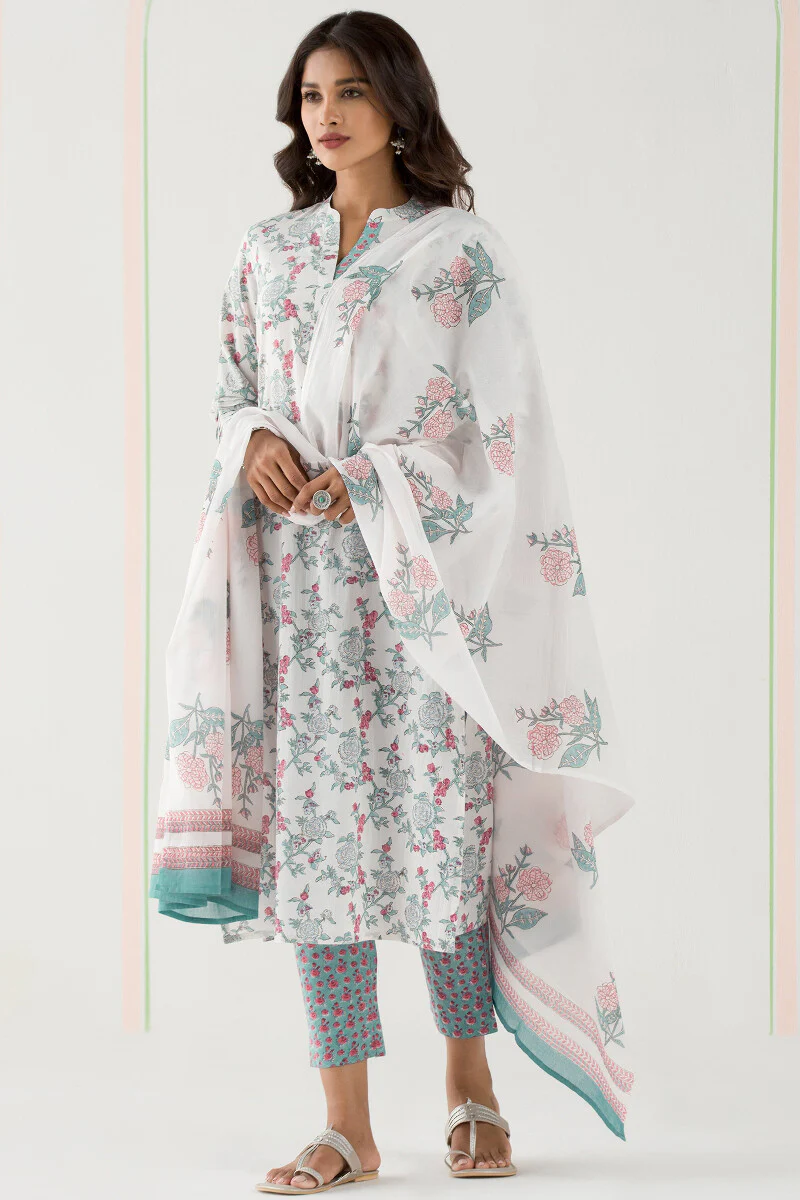 Gulbarg Jia Sanganeri Dupatta - Image 3