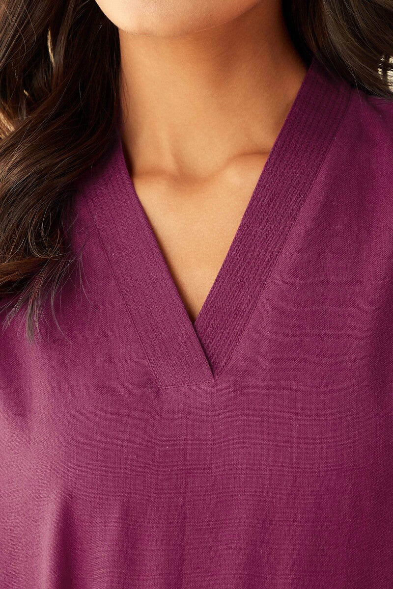 Gulbarg Magenta Kurta - Image 4