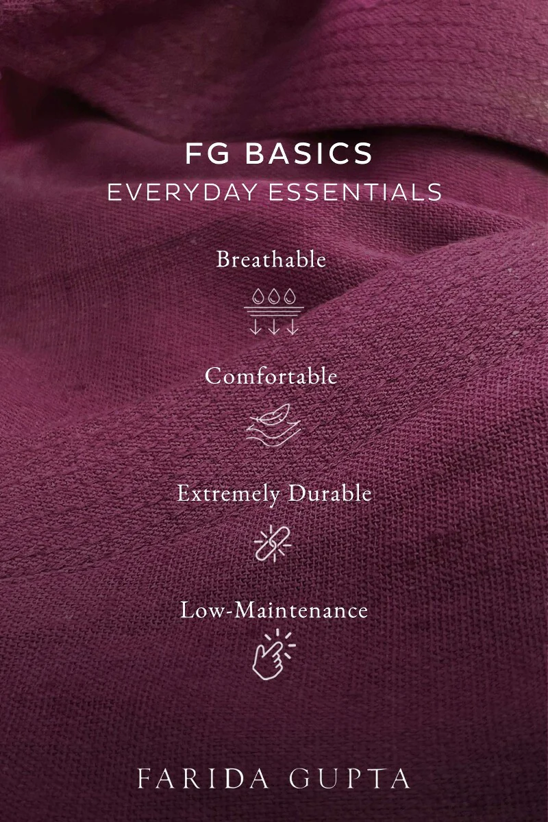 Gulbarg Magenta Kurta - Image 9