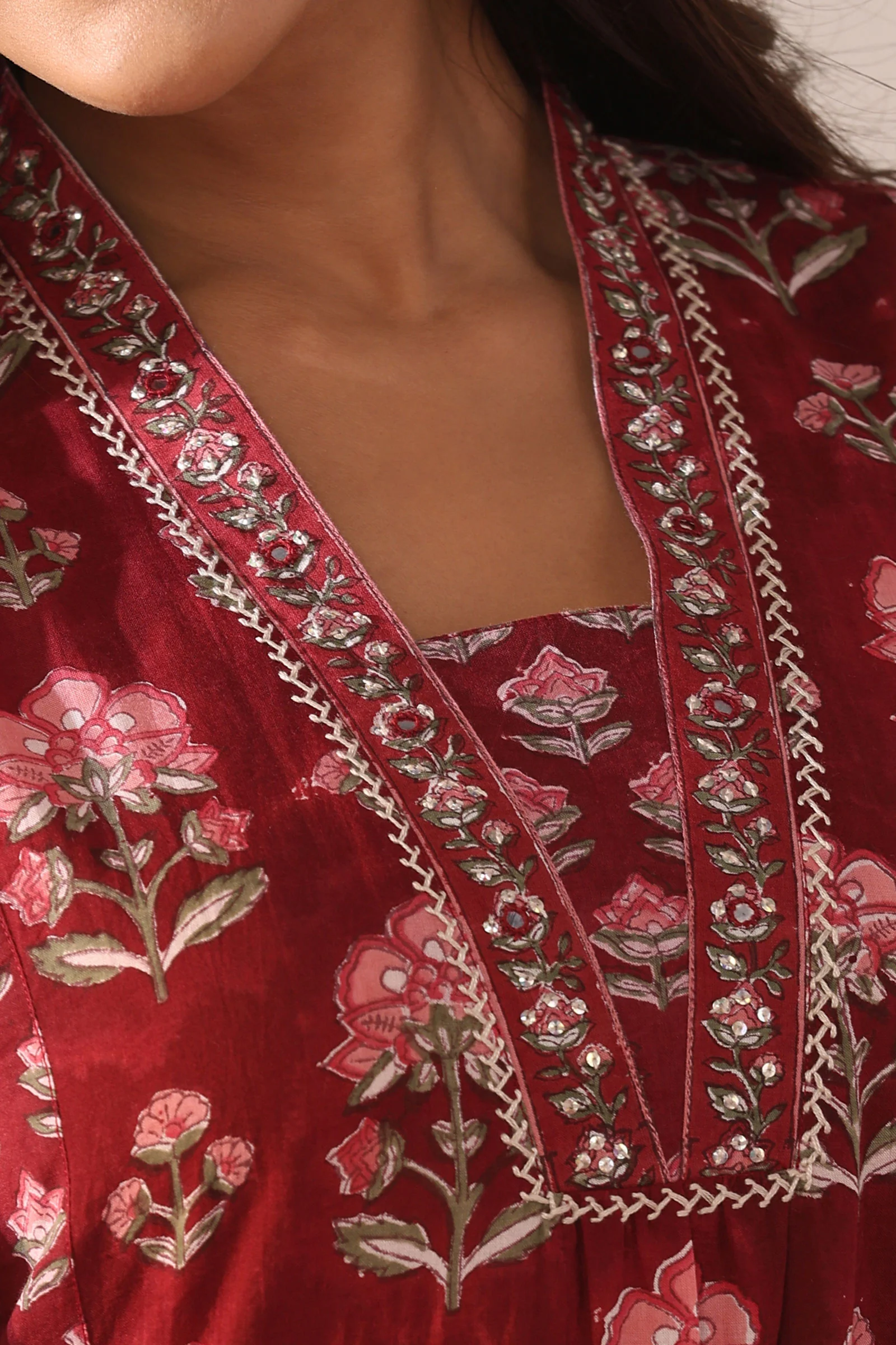 Gulbarg Mahnoor Sanganeri Kurta - Image 4