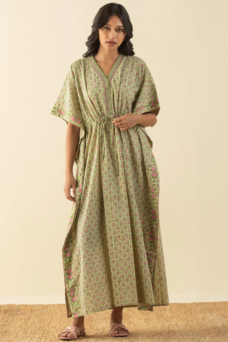 Gulbarg Mehr Sanganeri Kaftan - Image 3