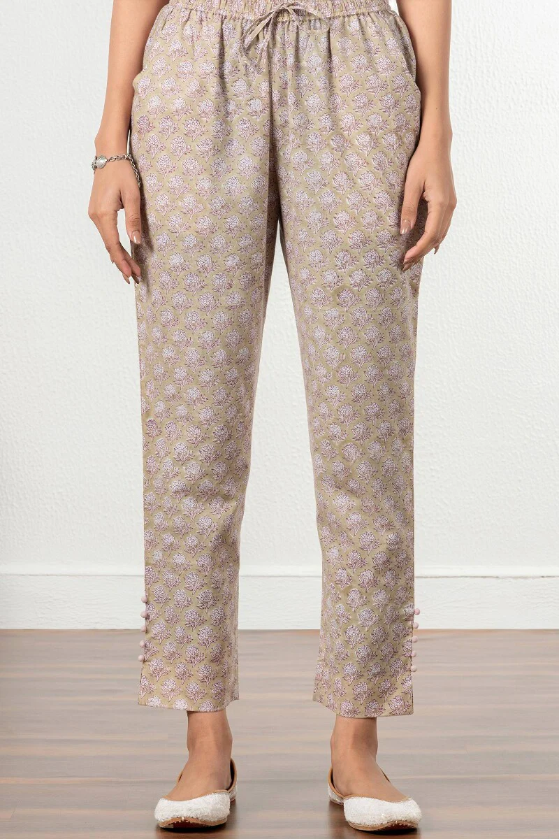 Gulbarg Mihira Sanganeri Narrow Pants