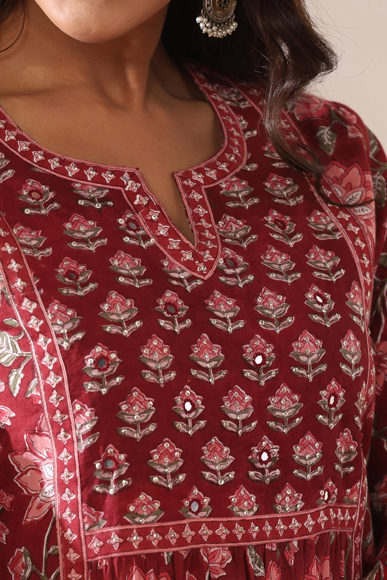 Gulbarg Nida Sanganeri Kurta - Image 4