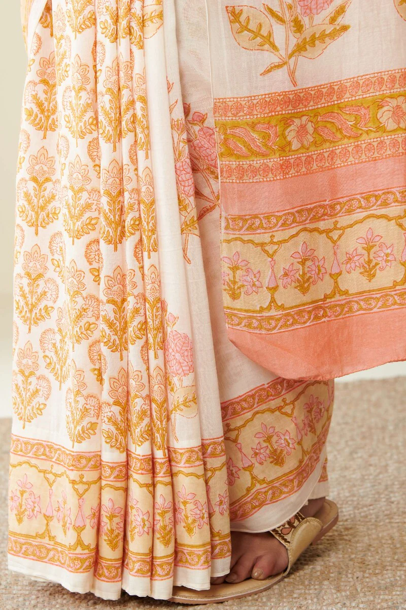 Gulbarg Rahida Sanganeri Saree - Image 6