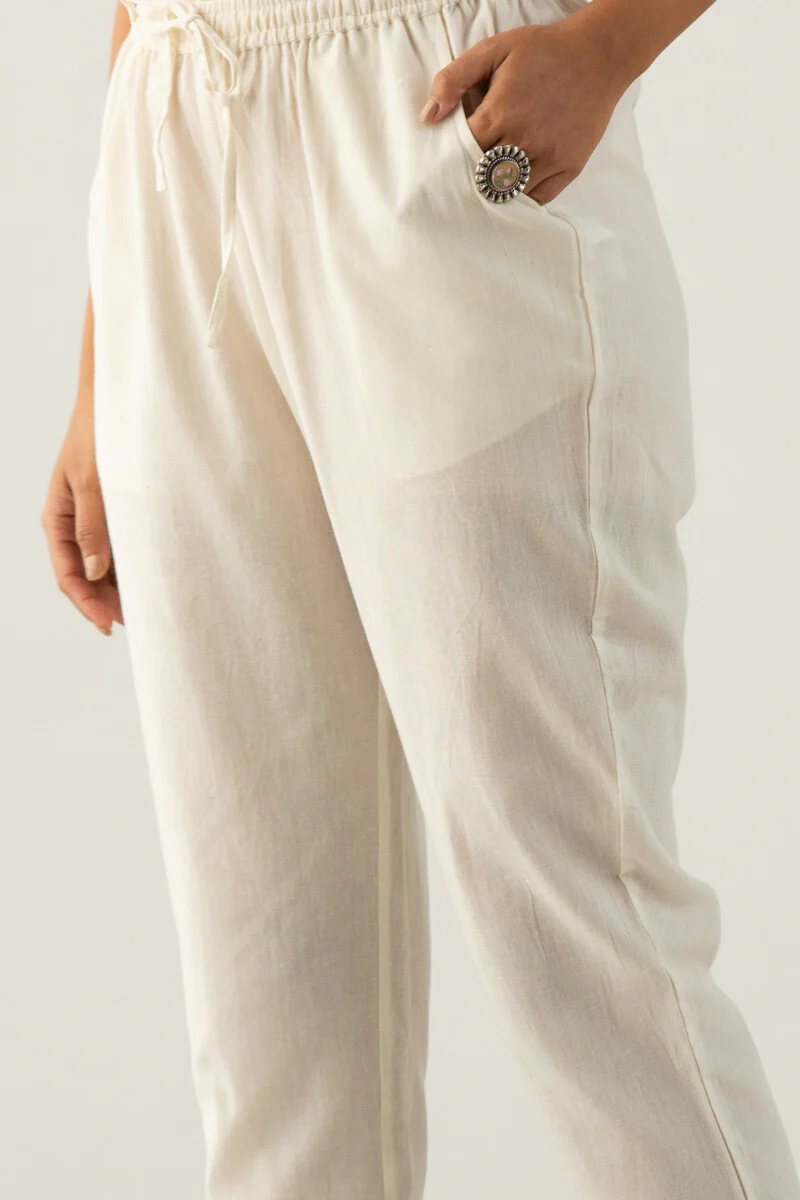 Gulbarg Rumaisa Handloom Narrow Pants - Image 3