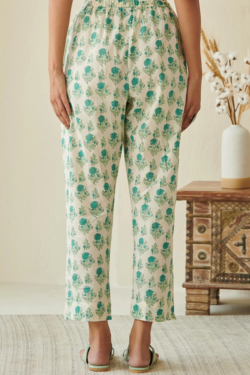 Gulbarg Rumeha Sanganeri Narrow Pants - Image 5