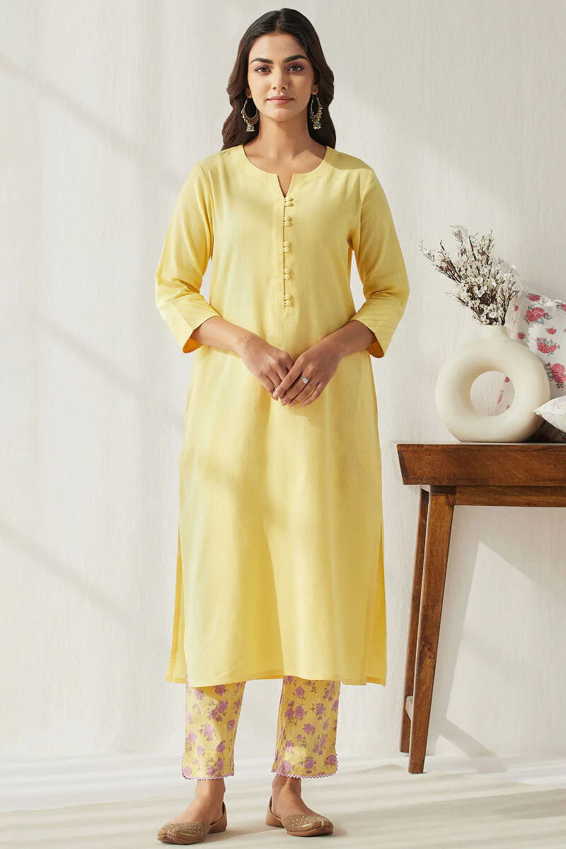 Gulbarg Sahira Flax Cotton Kurta - Image 3