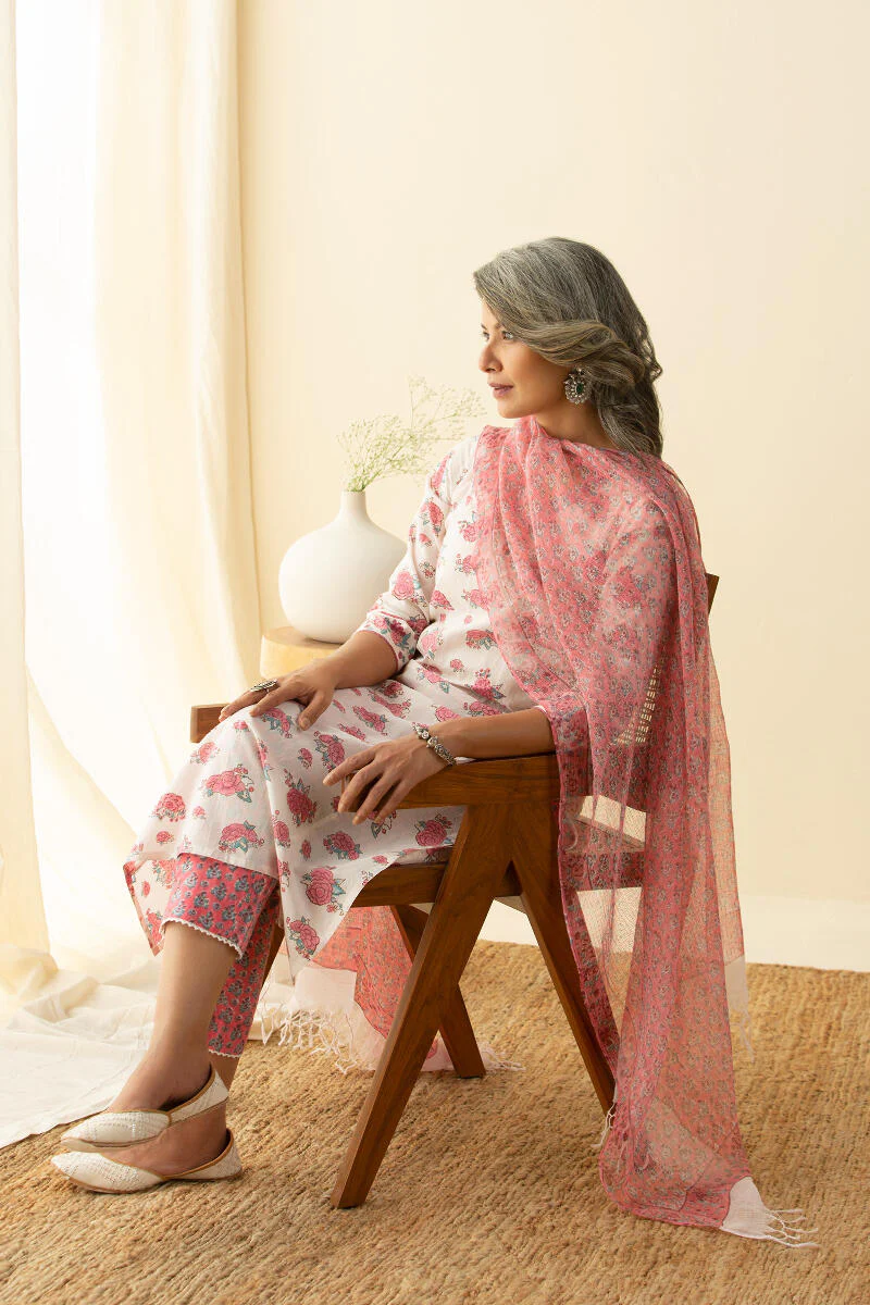 Gulbarg Zafiya Kota Dupatta - Image 4