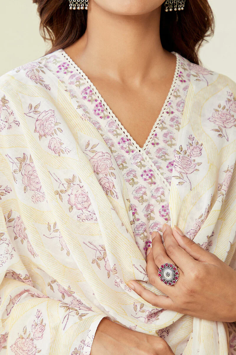 Gulbarg Zahira Sanganeri Dupatta - Image 2