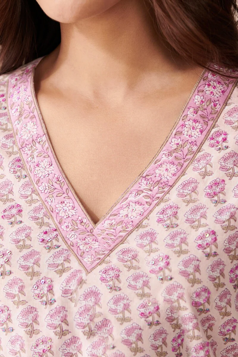 Gulbarg Zahira Sanganeri Kurta - Image 3