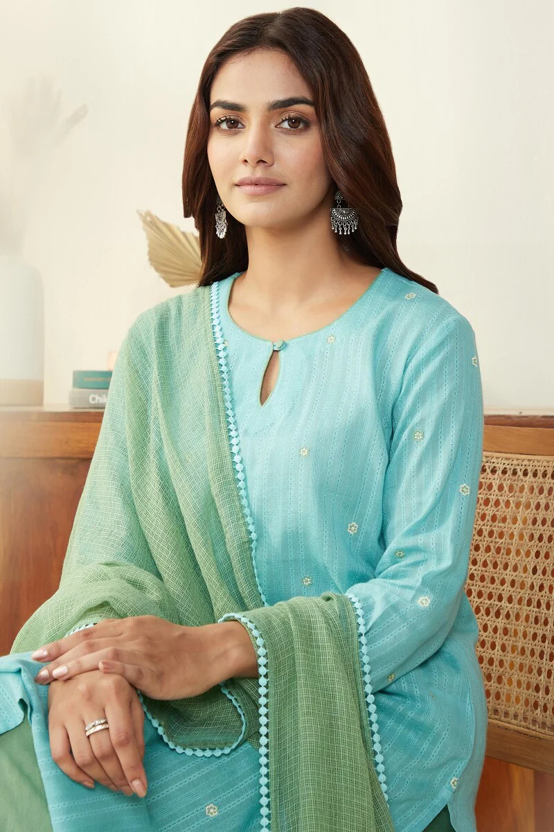 Gulnaz Seher Dobby Kurta - Image 7