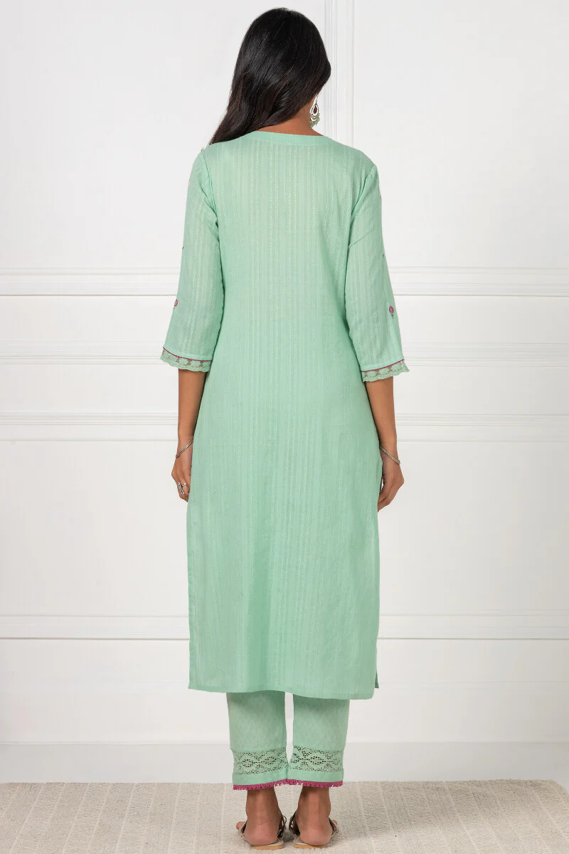 Gulnaz Siya Dobby Kurta - Image 6