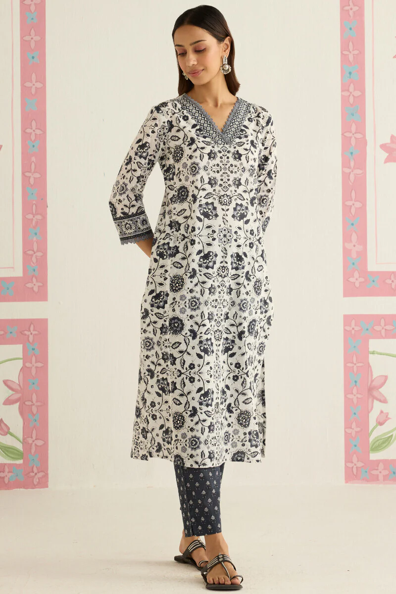 Gulraiz Aafreen Sanganeri Kurta - Image 2
