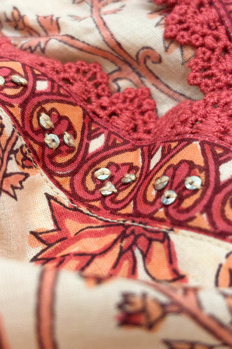Surplus: Gulraiz Amreen Sanganeri Kurta - Image 3