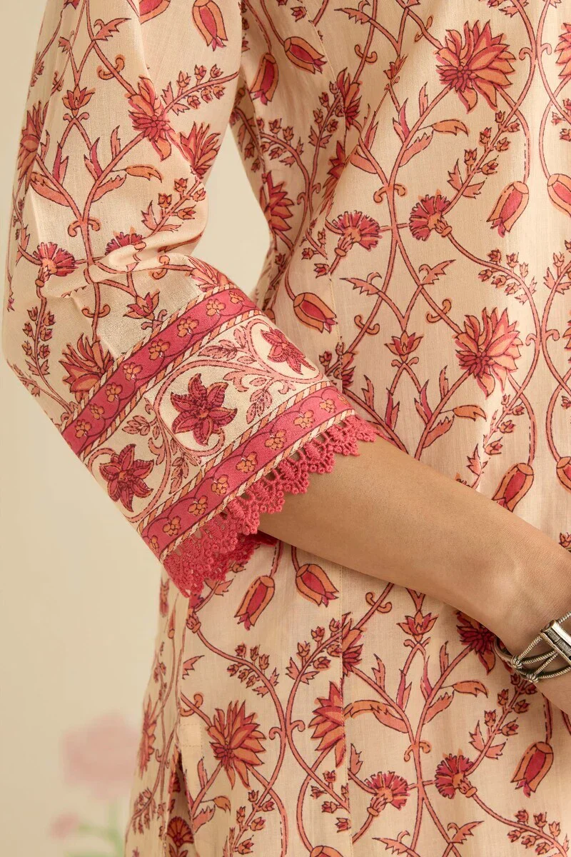 Surplus: Gulraiz Amreen Sanganeri Kurta - Image 6