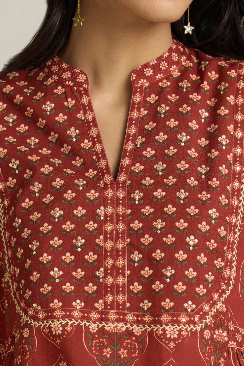Gulraiz Bahar Sanganeri Kurta - Image 4