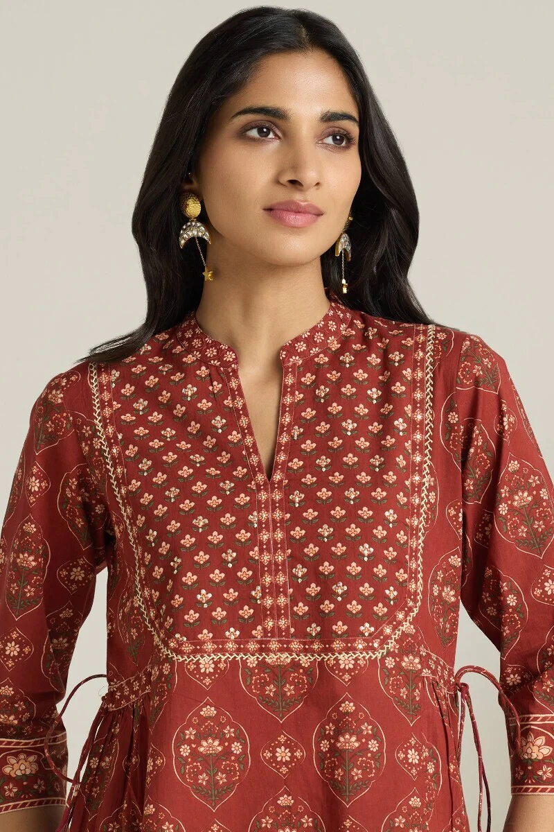 Gulraiz Bahar Sanganeri Kurta - Image 5