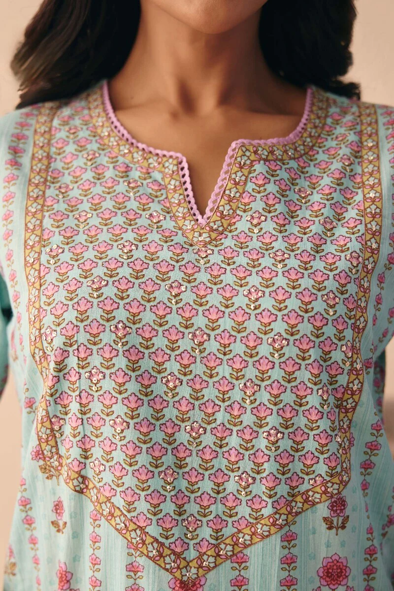Gulraiz Bano Sanganeri Kurta - Image 5
