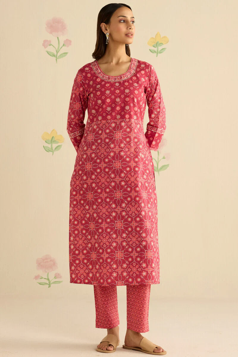 Surplus: Gulraiz Fahima Sanganeri Kurta - Image 2