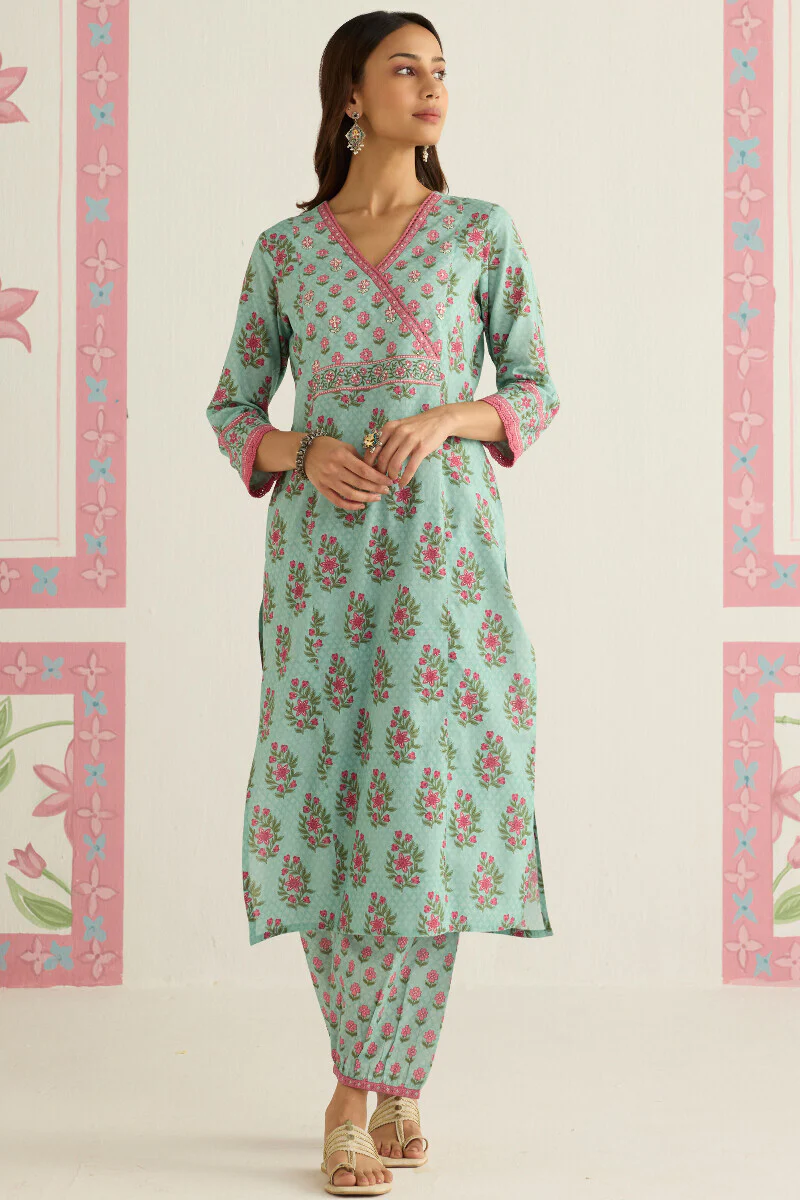 Gulraiz Farah Sanganeri Kurta - Image 5
