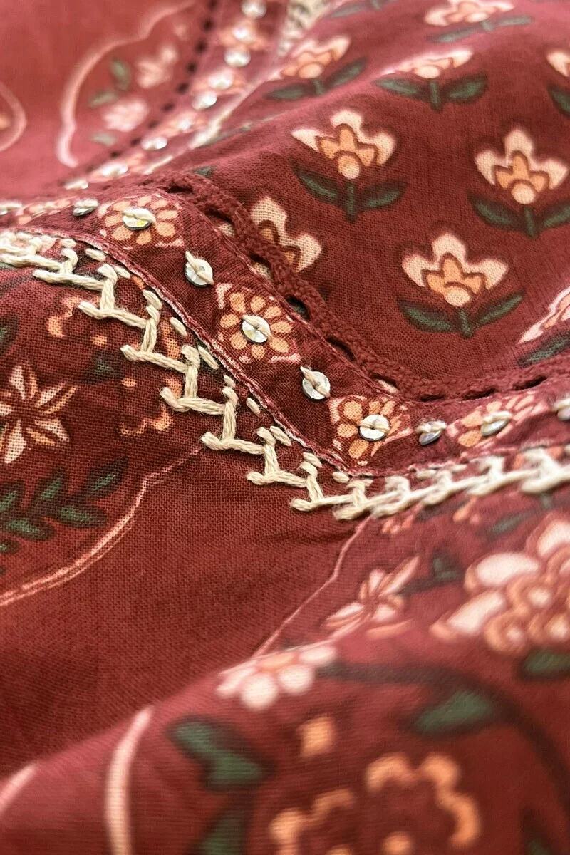 Surplus: Gulraiz Ishrat Sanganeri Kurta - Image 2