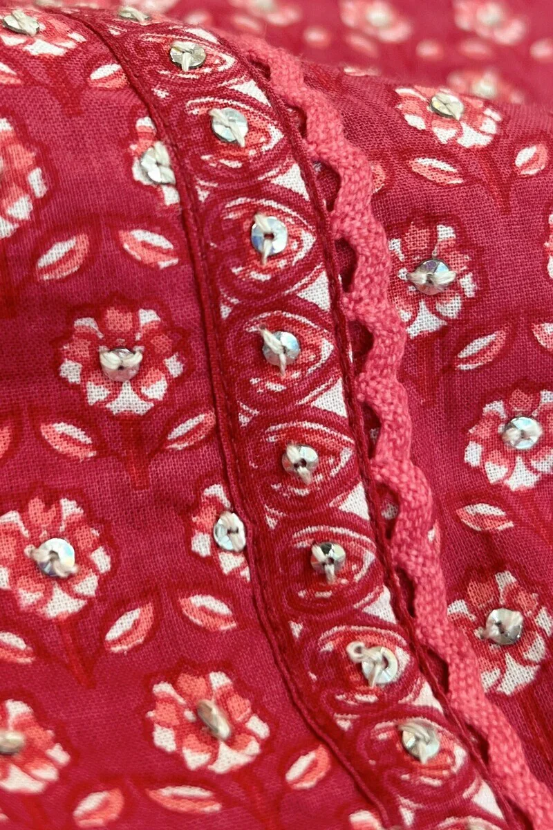 Surplus: Gulraiz Mahima Sanganeri Kurta - Image 3