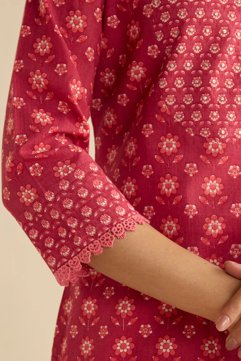 Surplus: Gulraiz Mahima Sanganeri Kurta - Image 6