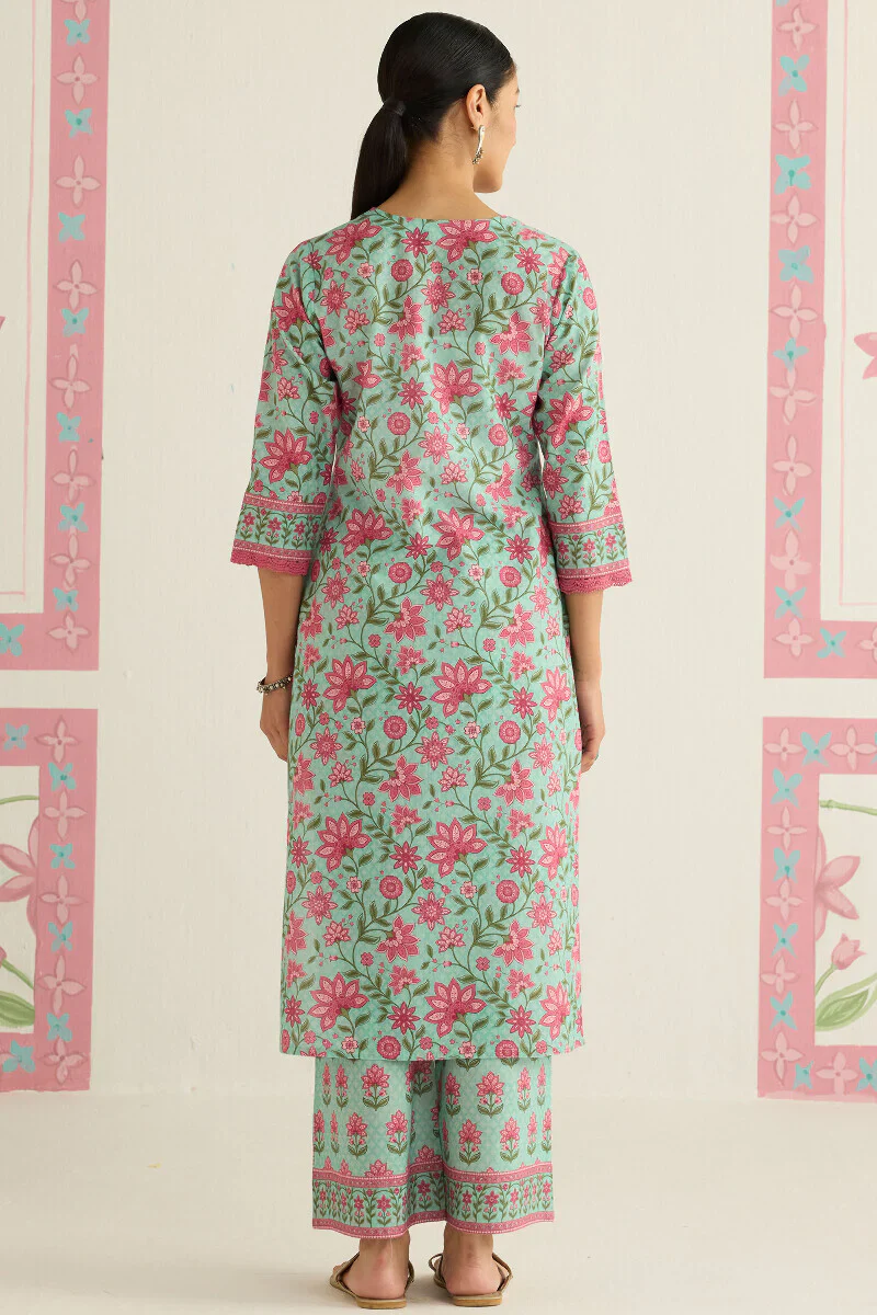 Surplus: Gulraiz Mahnoor Sanganeri Kurta - Image 8