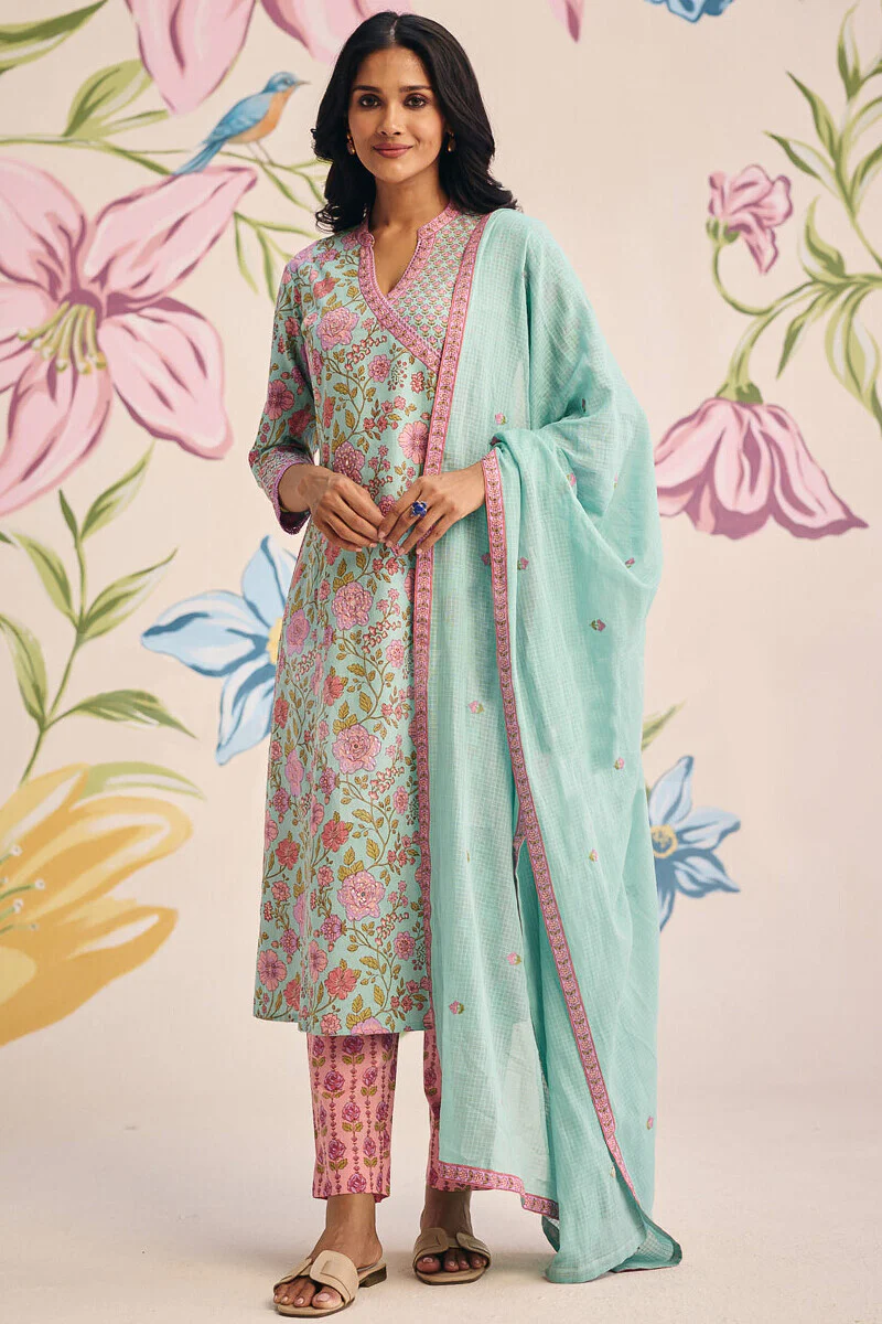 Gulraiz Mehr Sanganeri Kurta - Image 4